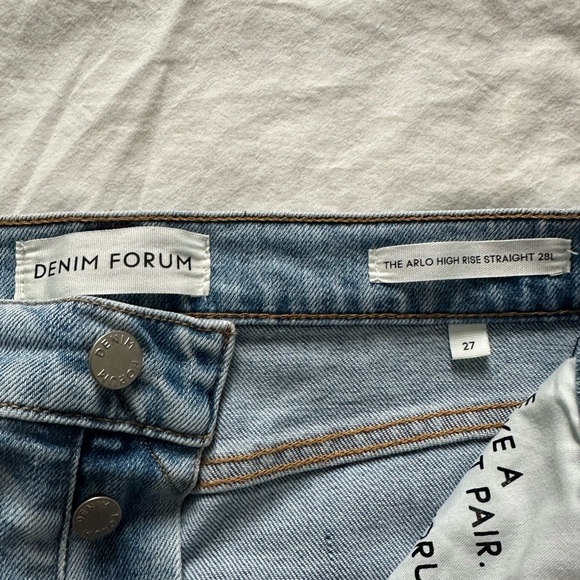 Arlo High Rise Straight Ripped size 27 - Picture 3 of 3